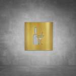 Bar Sign D01 - Brushed Brass