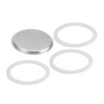 Bialetti Replacement Gasket Filter Plate Pack - Moka Induction & Brikka - Brikka 4 Cup Induction 6 Cup