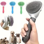 Self-cleaning Dog Hair Brush Pet Hair Remover Brush And Dematting Comb For Dogs And Cats Grooming Tool For Easy And Effective Ha