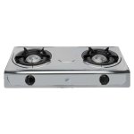 Cadac 2-PLATE Stainless Steel Stove With Hose & Regulator