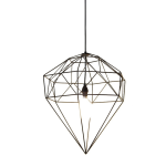 Small Egg Pendant - Sandpaper Black