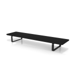 Reject Table Shelf Ergonomic Dual Monitor Riser Or Laptop Stand - Matt Black