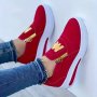 Women's Trendy Chunky Slip On Sneakers Versatile Comfortable Non-slip Sports Shoes Lightweight Low Top Walking Shoes