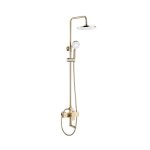 GBB010- Brushed Gold Exposed Shower Set