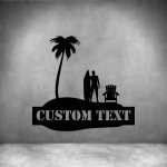 Summer With Custom Text - 300MM Grey