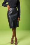 Ladies Pleather Skirt