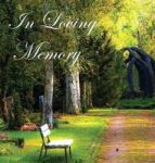 In Loving Memory Funeral Guest Book Hardcover