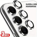 3PCS 1SET Metallic Luster Lens Protector Cover Case For Samsung Galaxy A14 A34 A54 5G Full Protective Lens Cover Camera Protecti