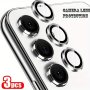 3PCS/1SET Metallic Luster Lens Protector Cover Case For Samsung Galaxy A14 A34 A54 5G Full Protective Lens Cover Camera Protection