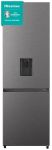 Hisense Silver Freestanding Combi Refrigerator - H450BIT-WD