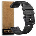 Elite 22MM Easyfit Two-tone Watch Strap - Garmin - Black grey