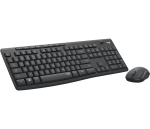Logitech MK295 Wireless Silent Mouse & Keyboard Combo - Black