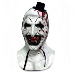 Calliemolly Terrifier Clown Mask Scary Joker Killer Halloween Masks Horror Full Head Latex Mask Adult Scary Killer Halloween Cos