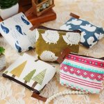 Cute Cartoon Printed Coin Purse Portable Zipper Card Holder Perfect Coin Bag For Daily Use