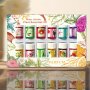 12PCS MINI Aromatherapy Essential Oils Set Water Soluble Therapeutic Grade Oils Gift Box For Humidifier Air Purifier And Car Diffuser Glass Bottles