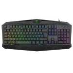 T-dagger Tanker RGB|104KEY|25 Non-conflict|membrane Gaming Keyboard Black