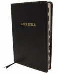 Kjv Thinline Bible Large Print Indexed Red Letter Edition Black Large Print Leather Fine Binding Large Type Large
