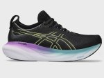 ASICS Woman's Nimbus 25 - Black glow Yellow - UK7