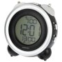 Safeway Digital Alarm Clock Black/silver