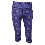 High Waist Funky 3 4 Leggings - Purple People Eater - Ladies S - 32