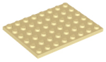 Parts Plate 6 X 8 3036 - Tan