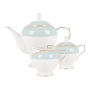 @home Gold Lace Tea Servers