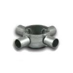 25MM Galvanised 4WAY Conduit Box