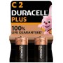 Duracell Plus C Batteries 2 Pack