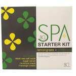 Bcl Spa Lemongrass & Green Tea 4 Step Home Spa Starter Kit For Hands Feet & Body 4 Pieces