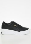 Puma Cali Wedge - Black- White