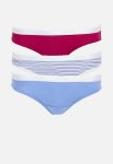 Jockey 3 Pack Printed Bikini - Red surfer Stripe tranquil Blue