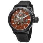 Casual Men's Watch Skeleton Mechanical Design Quartz Watch
