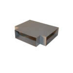 P803 3X Compartment Power Skirting Horizontal Tee Piece - Various Colours - Sand Paper Black