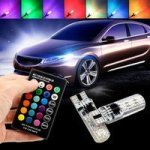 T10 Rgb 5050 Strobe flash Car LED Park Bulbs Set – Perfect For Patrollers Using Green On Strobe