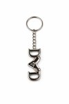 Silver Metal Dad Keychain 9CM