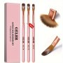 3PC Acrylic Nail Brush Set - Size 8/10/14 Kolinsky Acrylic Nail Brushes For Acrylic Application Professional Acrylic Powder Brushes For Nails Extension & 3D Nail Carving