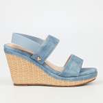 Lia 1 Wedge - Blue - Blue 5