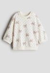Printed Sweatshirt - White