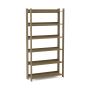 Platina Brown High Bookcase