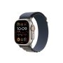 Apple Watch Ultra 2 Cellular 49MM Titanium Case Blue Alpine Loop Med