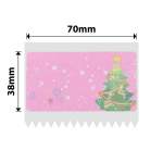 NB499 - - B3S B4 Only - 70X38MM - Christmas Tree Labels