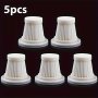 2/3/5/10PCS Car Vacuum Cleaner Filter Cordless Vacuum Cleaner Washable Filter Reusable Filter Element Handheld Vacuum Cleaner Accessories