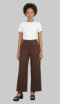 Straight Leg Trouser - 40 Brown
