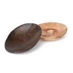 Oval Wooden Bowl - Light
