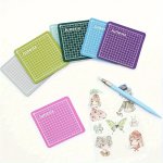 1PC MINI Cutting Mat Junesix Diy Paper Cutting Craft Portable Sticker Cutting Board For Art Projects Scrapbooking Handcrafts Ass