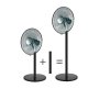 Mellerware Fan 2 In 1 Stand & Pedestal Plastic Black 40CM 50W
