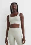 Seamless Ribbed Pyjama Top - Light Dusky Green