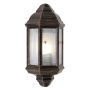 Eurolux - Lantern - 3 Panel - Half Wall - 1XE27 - Black Gold - 2 Pack