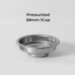 Coffee Accessories Filter Basket Compatible For Pressure 58MM 1CUP