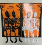 Halloween Rubber Skeleton Black & White